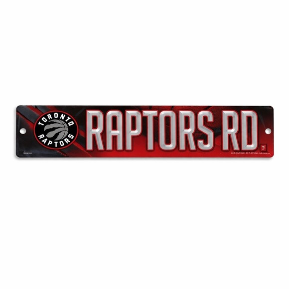 Toronto Raptors Rd Street Sign NBA Wall Decor 16 Inch - Picture 1 of 3